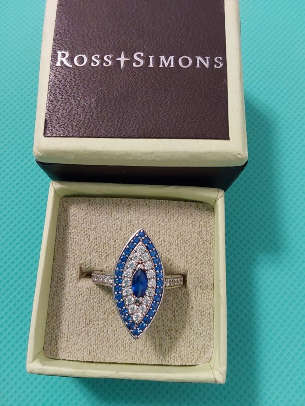 EVIL EYE RING ROSS SIMONS JEWELRY 2015 GORGEOUS - Picture 14 of 15